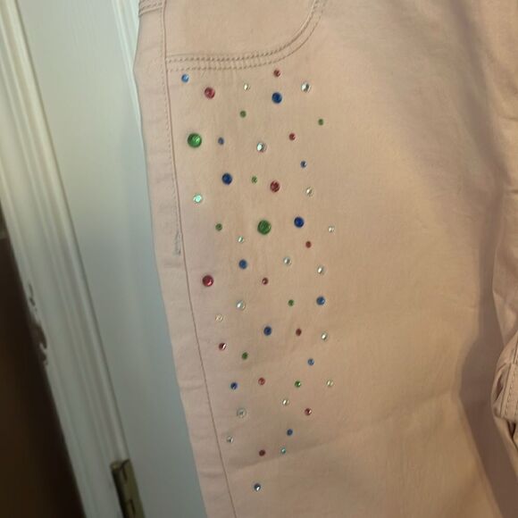 Desigual Jeans With Design Jeggings. Size 24 - Picture 5 of 9